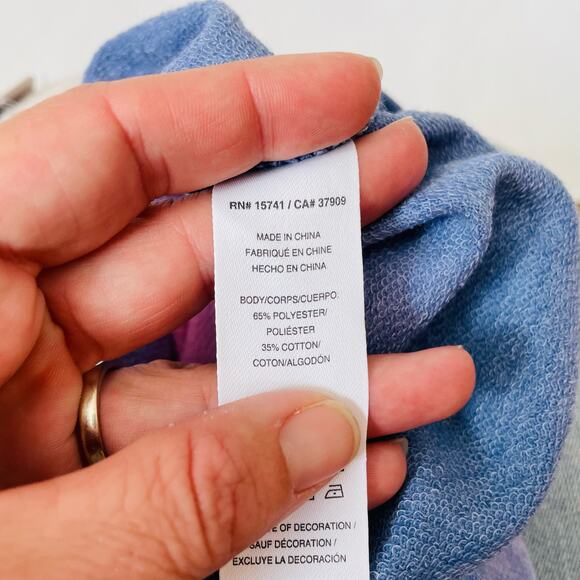 NWT Splendid Size 8 Dip Dye Sweatshirt - Picture 3 of 3